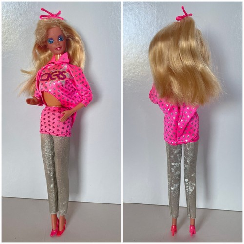Barbie and the Rockers: 2 Barbie Rockers+abiti e accessori originali Mattel 1985 - Foto 3 di 24