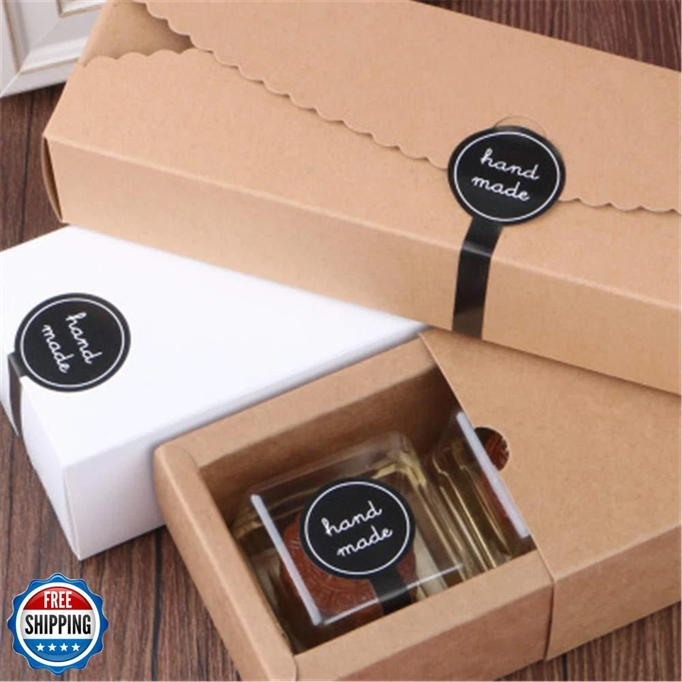 Beyonday 200 pegatinas hechas a mano para hornear piruletas para caja de pasteles/latas/frascos/café Foto 4 de 4