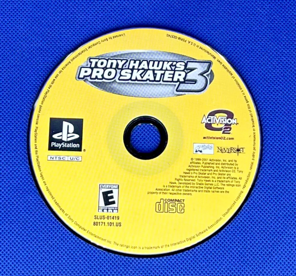 Tony Hawk's Pro Skater 3 - PS1 Game