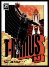 Paul George 2021-22 Donruss Optic #9 Clippers Insert ? SEE SCAN! FREE SHIPPING