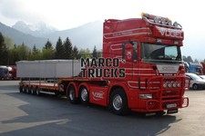 LKW Foto Scania R 164G 580 Pritschen-LKW/tarpaulin Österreich rot VOGEL S #i5rg