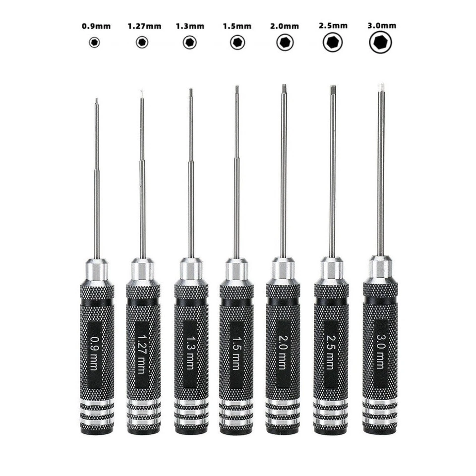 Wrench Screwdrivers Hex Screwdriver For Helicopter Screwdrivers 0.9-3.0mm - Image 2 of 4
