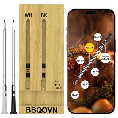 WIFI Wireless Meat Thermometer Unlimited Range 7 NIST Certified Acc... Fast Ship