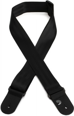 D'Addario Seat Belt Guitar Strap - Black (3-pack) Bundle