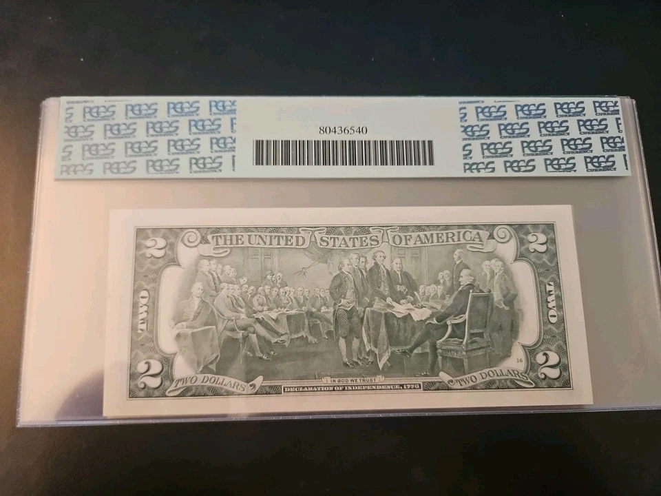 1995 Star FRN $2 Dollars Millennium. 1936-J* PCGS 65PPQ GEM NEW - Image 2 of 2