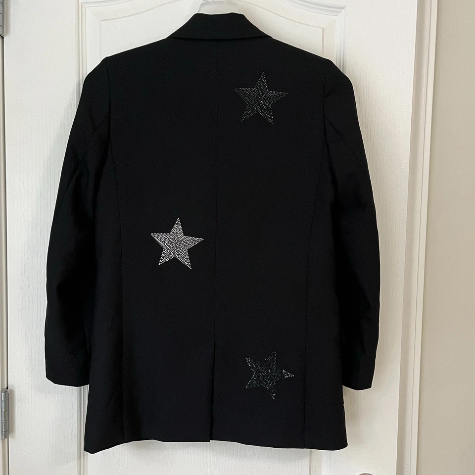 Blazer Zadig & Voltaire Embellecido Estrella Negro Talla 36 Foto 2 de 4