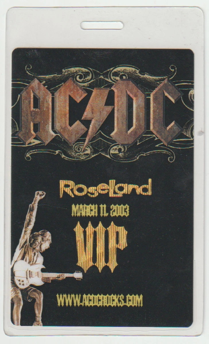 AC/DC Concert Memorabilia for sale | eBay