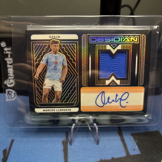 2022-2023 Panini Obsidian Soccer Marcus Llorente Patch Auto 69/75