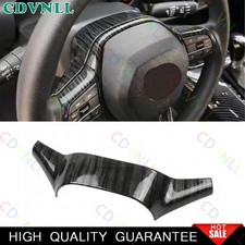 For Honda Accord 2023-2026 11th Black Wood Steering Wheel Border Cover Strip 1*