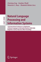 Natural Language Processing And Information Systems Heinrich C. Mayr