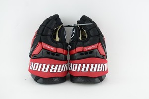 Warrior Alpha LX Pro 3 Ice Hockey Gloves Sr Size 14 Black/Red/White  (1204-7400)