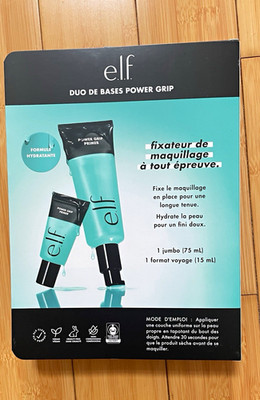e.l.f. Power Grip Primer Duo Dewy Hydrating Vegan 2.5 fl oz + 0.5 fl oz