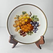 Vintage Mitterteich Bavaria Fruit Design Plate Germany