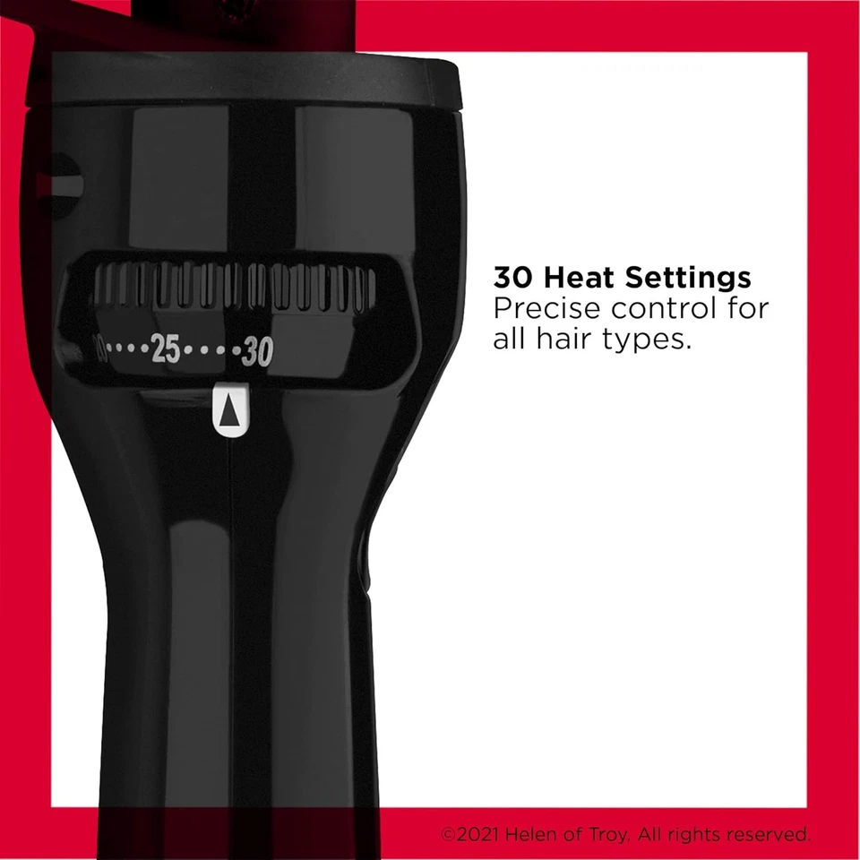 Cepillo para rizar de cerámica REVLON Perfect Heat, negro, 3/4" Foto 3 de 4