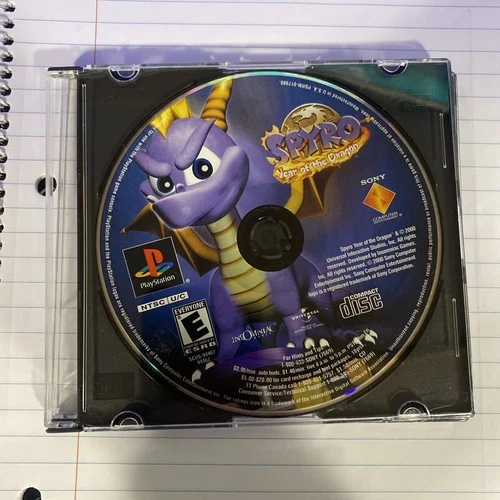 Spyro Year of the Dragon (Sony PlayStation 1, 2000) Disc Only tested