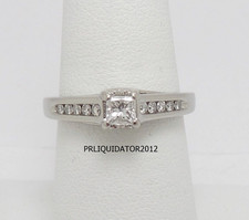 1/2CT Natural Diamond Anniversary Engagement Wedding Bridal Ring 14K White Gold