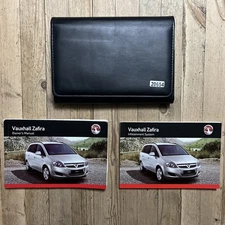 09-15 VAUXHALL ZAFIRA OWNERS HANDBOOK MANUAL PACK AND WALLET 2012 Ref20654