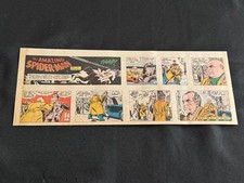 #Q10a THE AMAZING SPIDER-MAN Lot of 2 Sunday Quarter Page Strips 1980