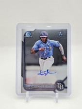 2022 Topps Bowman Chrome Auto Estanli Castillo Tampa Bay Rays CPA-EC