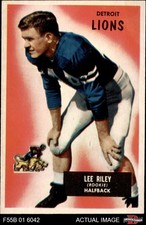1955 Bowman #21 Lee Riley Lions RC Detroit 7 - NM