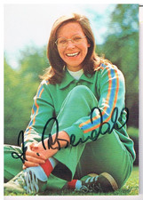 "Heide Rosendahl", schönes original Autogramm, älteres Motiv, Olympiasiegerin