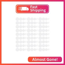 Giantree 100 Pcs Clear Piercing Disc for Piercing Bump, 3/5/7/9 mm Clear Silicon