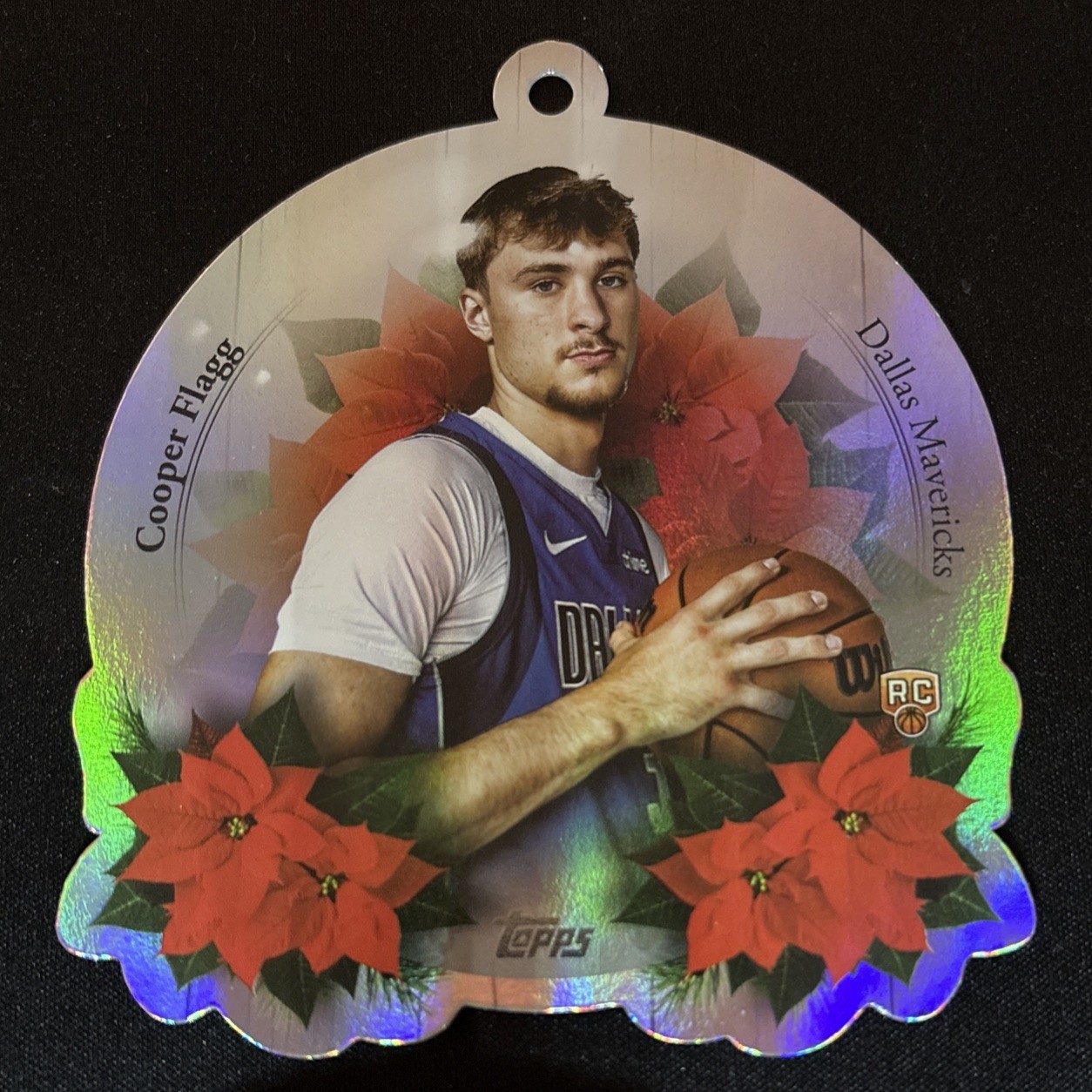 Cooper Flagg 2025-26 Topps Holiday Die-Cut Ornament Rookie #DCO-CF RC