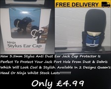 New 3.5mm 1pc Stylus Ear Anti Dust Jack Plug Cap Protection For Mobile Devices