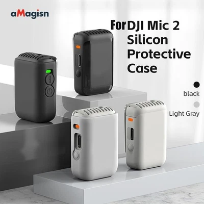 Protective Silicone Sleeve for DJI Mic 2 Wireless Microphone Complete Package - Image 1 of 3