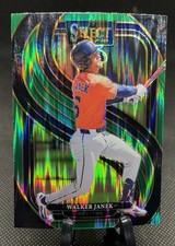 2025 Select Green Flash Prizms #127 Walker Janek - Houston Astros