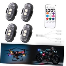 PCS Wireless LED Strobe Lights with Remote Control,8 Colors Waterproof Anti 4