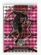2022 PANINI MOSAIC PHIDARIAN MATHIS #389 CAMO PINK RC COMMANDERS
