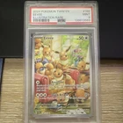 Pokemon PSA 9 Eevee 188/167 Sv06 Twilight Masquerade Illustration Rare Holo EN