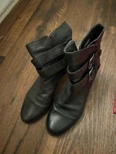 Stuart Weitzman Black Boots, Size 8