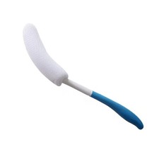 YF-ANEN Long Anti-Slip Curved Handle Bath Body Brush for White