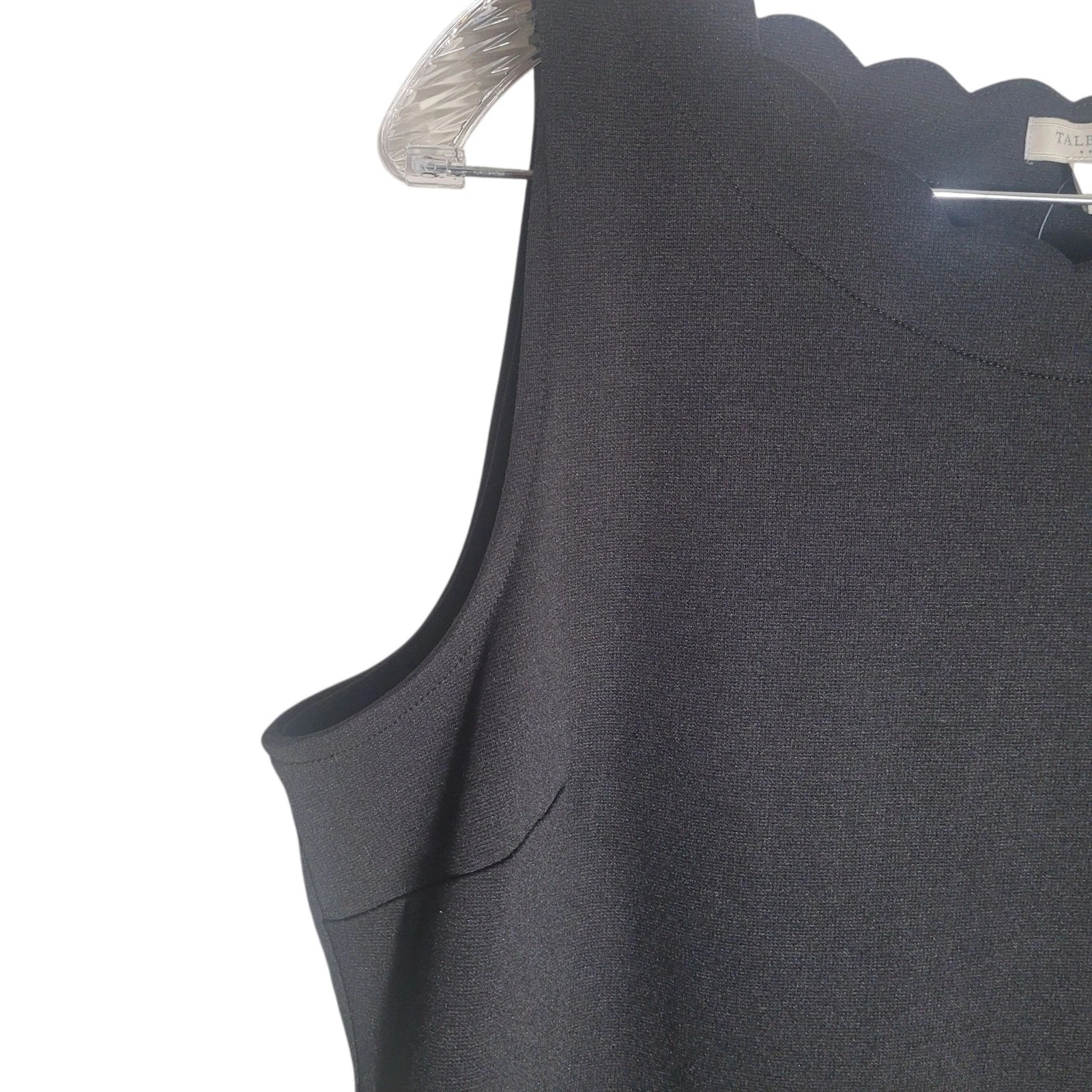 VETEMENTS NUOVO abito Talbots scollo a capesante tubino donna medio petite nero carriera base