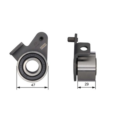 GATES Spannrolle Zahnriemen PowerGrip  T41081 für 240 360 P242 940 740 760 340 2