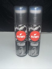 LOT OF 2  KIWI  Sneaker and Shoe Cleaner 2.5 Oz. can With Scrubber Applicator