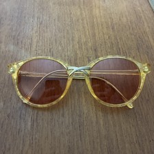 PALOMA PICASSO ROUND Vintage Eyeglasses Frames 3797 Gold  Multicolor 51-20