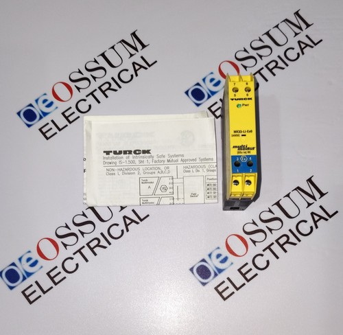 Turck Input Module TURCK MK33-LI-EX0/24VDC INPUT SAFETY MODULE VOLTAGE 24VDC FAST SHIPPING ...