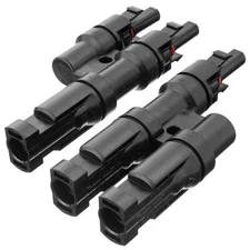 Spartan Power T Branch 2 to 1 Connector Parallel Solar Panel Adaptor Cabl...