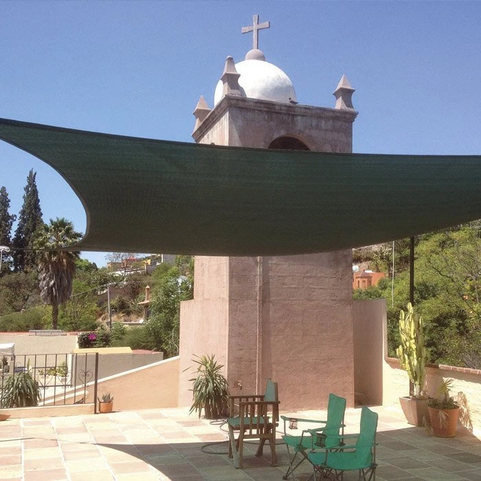 Telo Ombreggiante Verde 3x5m Con Occhielli - Rete HDPE Per Esterni, Protezione UV 90% E Traspirante, Vela Parasole Per Giardino, Pergola, Serre E Piante