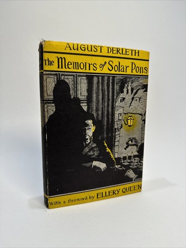 August Derleth The Memoirs of Solar Pons 1951 HCDJ First Edition VG+ - 第 1/14 張圖片