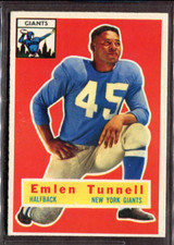1956 Topps Set-Break # 17 Emlen Tunnell EX-EXMINT *JAYSACE*