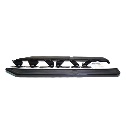 Side Steps For Land Rover Discovery 3/4 Running Boards All Black (2005-2015 UK - Picture 2 of 14