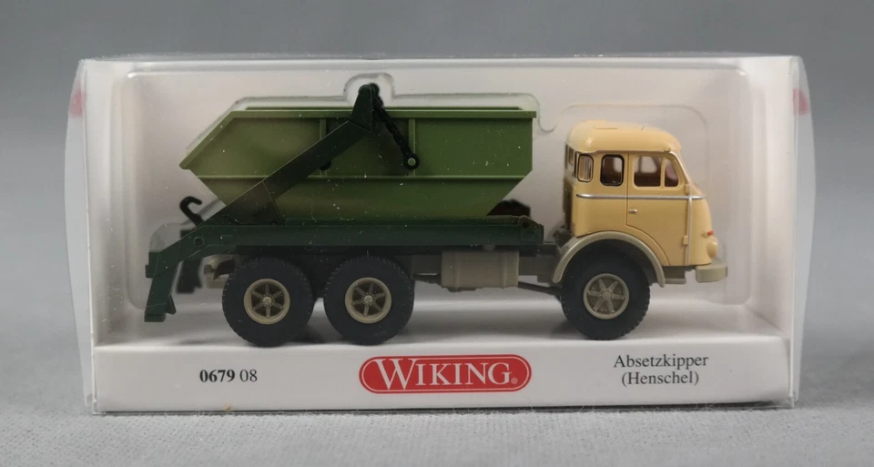 WIKING 067908/0679 08 H0,1:87 - Absetzkipper (Henschel) - beige NEUHEIT 2025!