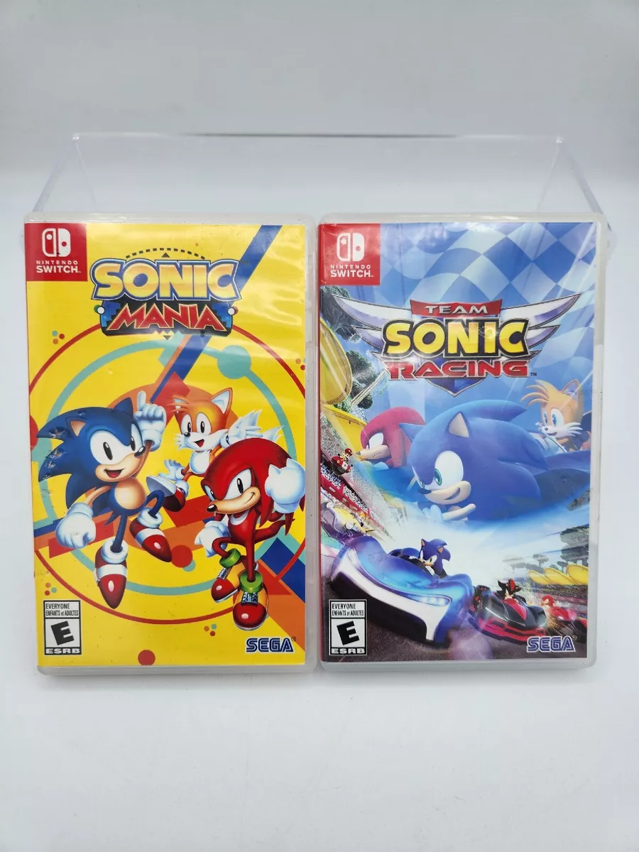  Sonic Mania + Team Sonic Racing Double Pack - Nintendo Switch :  Sega of America Inc