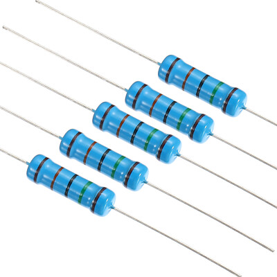 105Stk Metall Folie Widerstand Sortiment Kit 100K Ohm - 1M Ohm 21 Werte 2W 1%