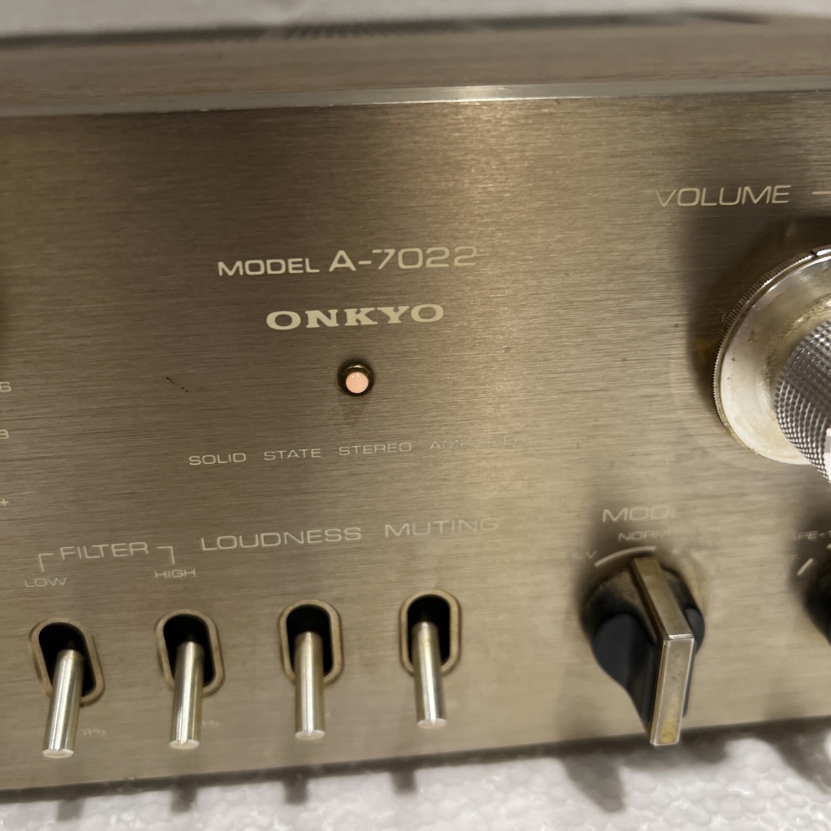 t*t様 ONKYO INTEGRATED AMPLIFIER MODEL A- Onkyo Model A-22 Integrated Stereo Amplifier - phono Working