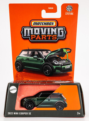 2025 Matchbox Moving Parts #38 2022 Mini Cooper EV BRITISH RACING